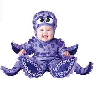 INCHARACTER🐙Baby's Octopus with Tentacles Costume